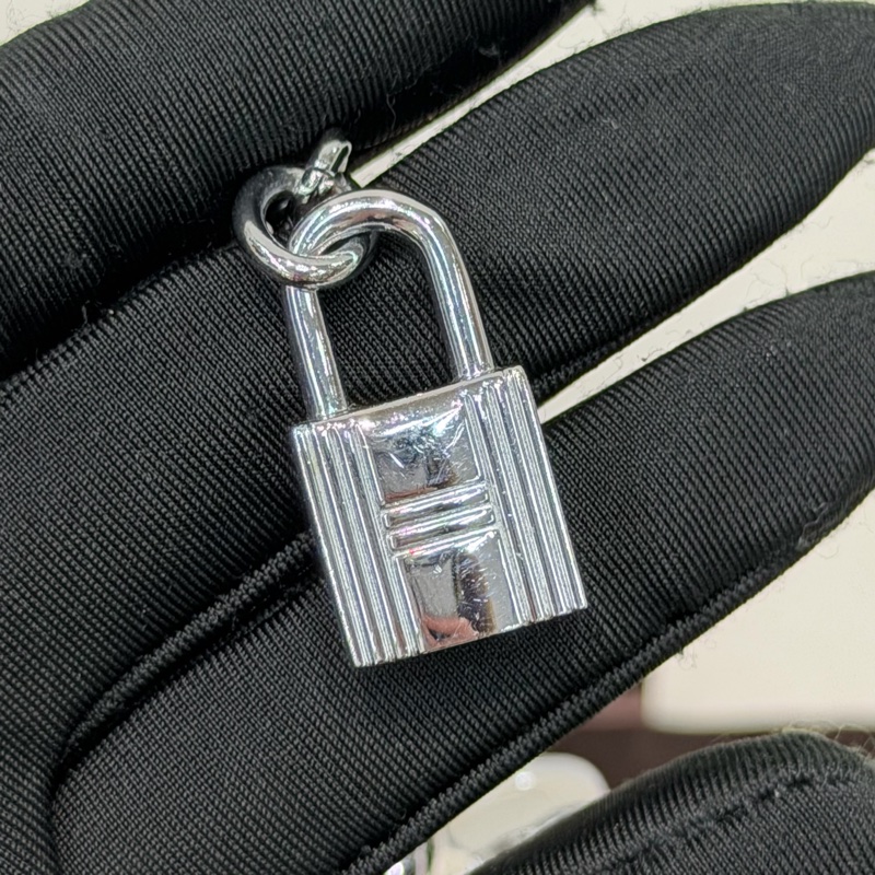 Hermes Breloque Olga 銀色包包吊飾 XC541-7