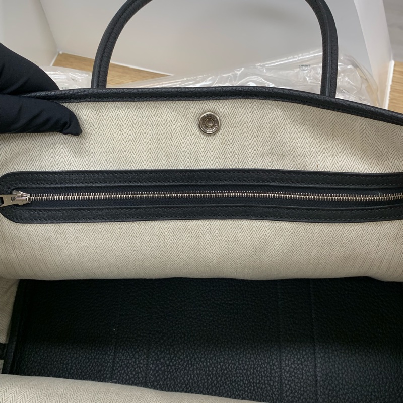 Hermes Garden Party 36 黑銀-8