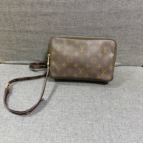 LV 老花相機包 手拿包 斜挎包 23cm