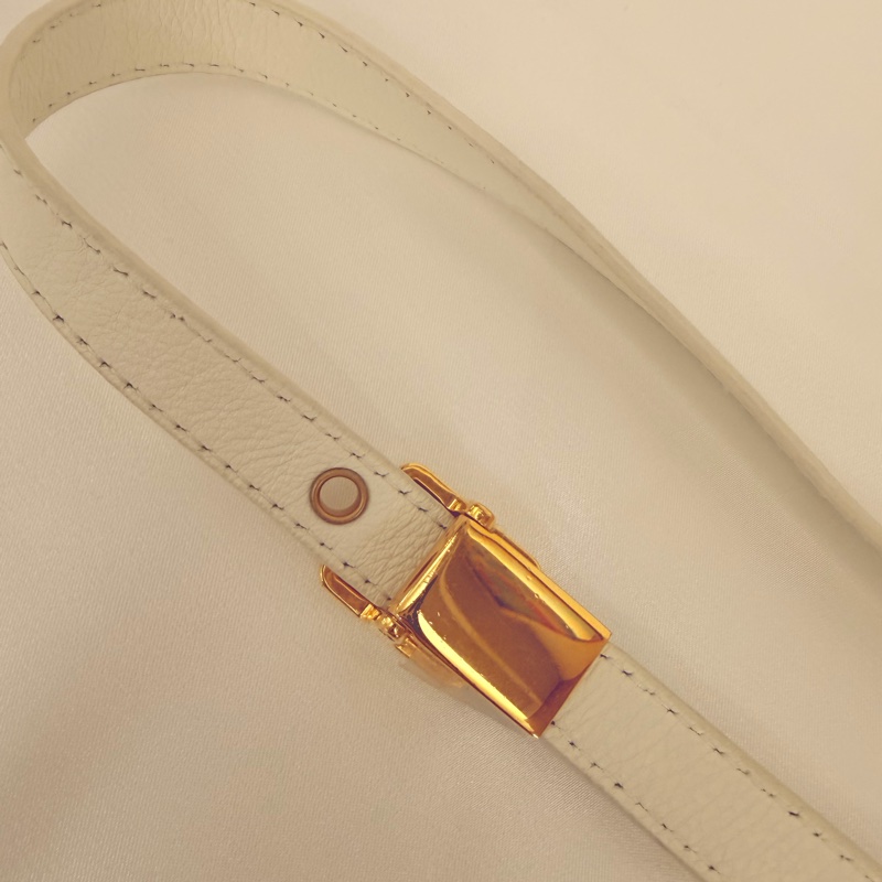 Dior 白牛皮Caro 小號斜肩背包-36