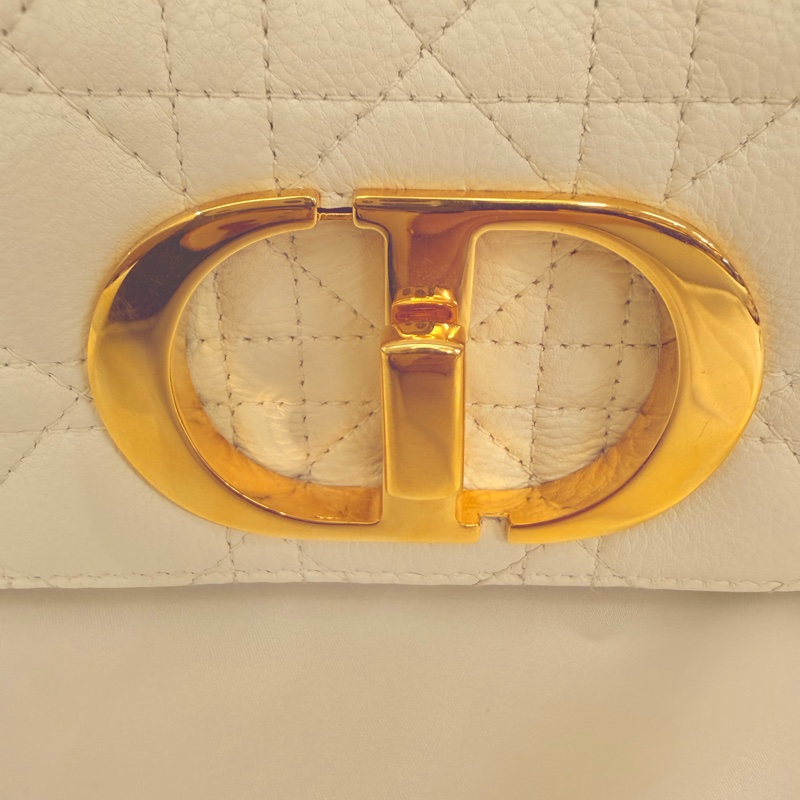 Dior 白牛皮Caro 小號斜肩背包-48