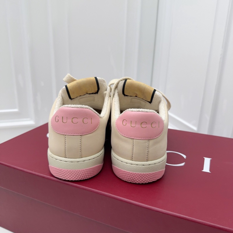 閒置古馳/Gucci 粉鑽做舊髒髒鞋,38碼-3