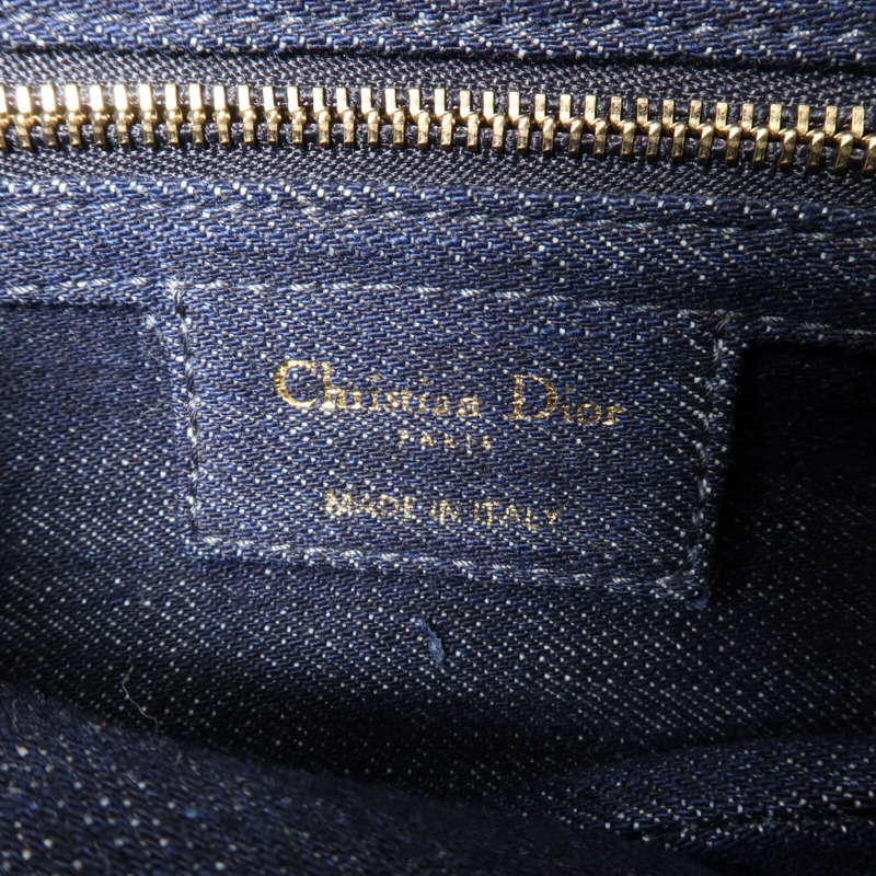 Dior 牛仔布Saddle手挽肩背兩用袋-5