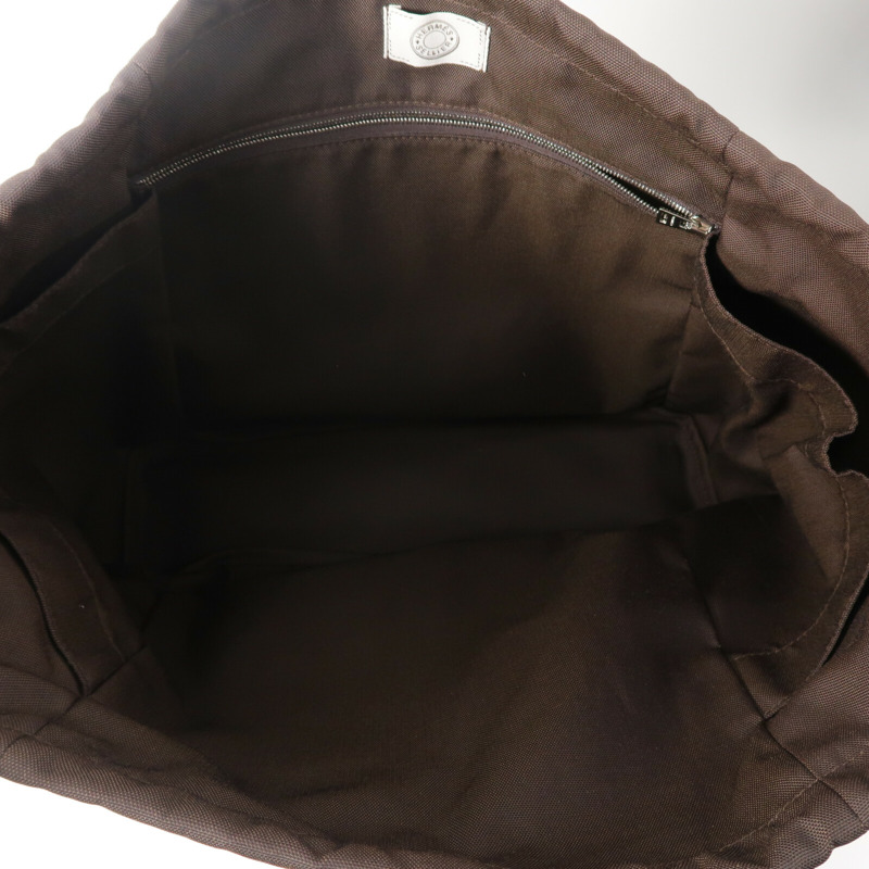 HERMES 帆布/羊毛Grooming bag肩背袋-5