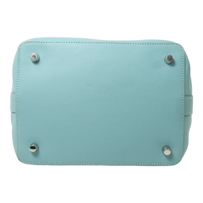 HERMES Swift皮革Tool Box 20手挽肩背兩用袋Bleu Atoll-3