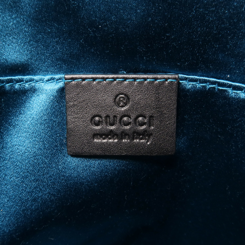 GUCCI 麂皮皮革/漆皮皮革Ophidia GG肩背袋-5