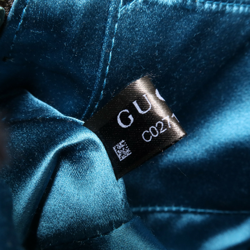 GUCCI 麂皮皮革/漆皮皮革Ophidia GG肩背袋-7