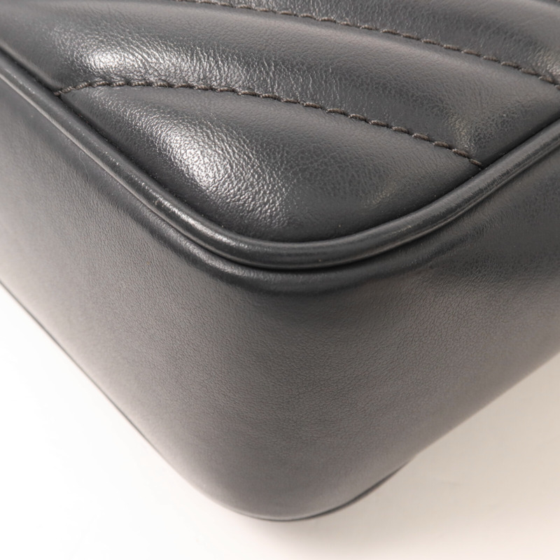 SAINT LAURENT 牛皮皮革Lou Camera肩背袋-14