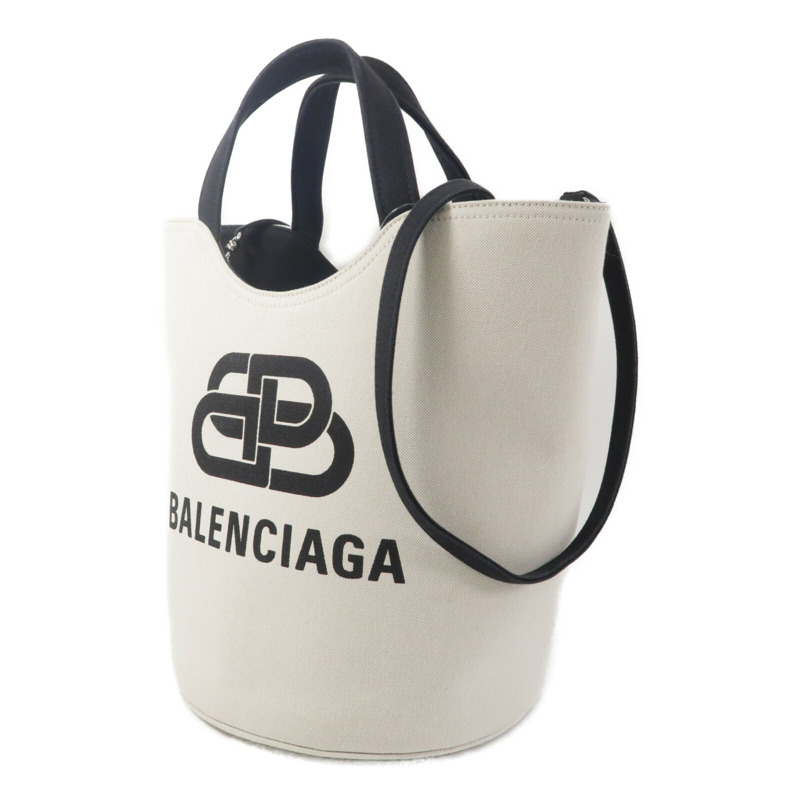 BALENCIAGA 帆布Wave Tote Bag手挽肩背兩用袋-2