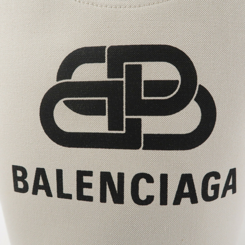BALENCIAGA 帆布Wave Tote Bag手挽肩背兩用袋-6