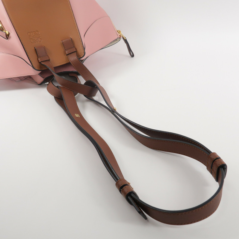 LOEWE 牛皮皮革Hammock Small手挽肩背兩用袋-8