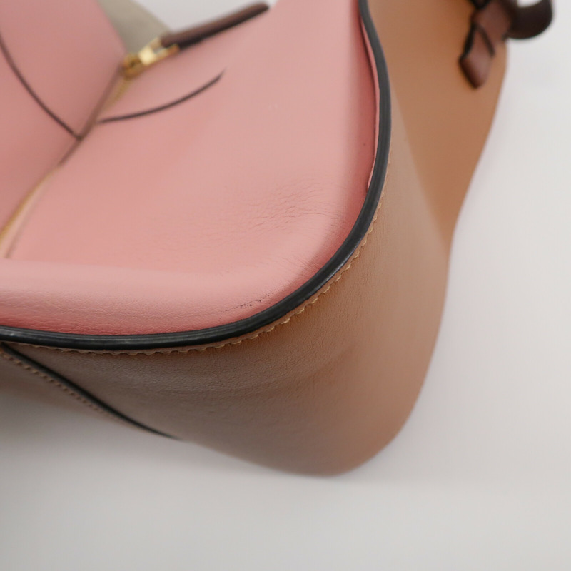 LOEWE 牛皮皮革Hammock Small手挽肩背兩用袋-11