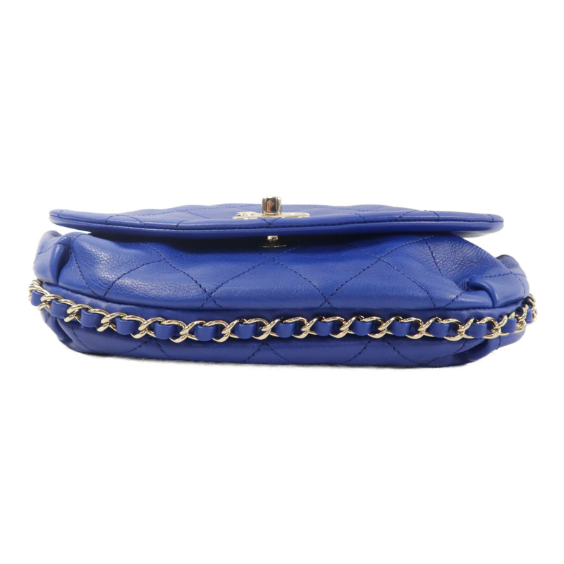 CHANEL 牛皮皮革Chain Shoulder Bag鏈帶肩背袋-3