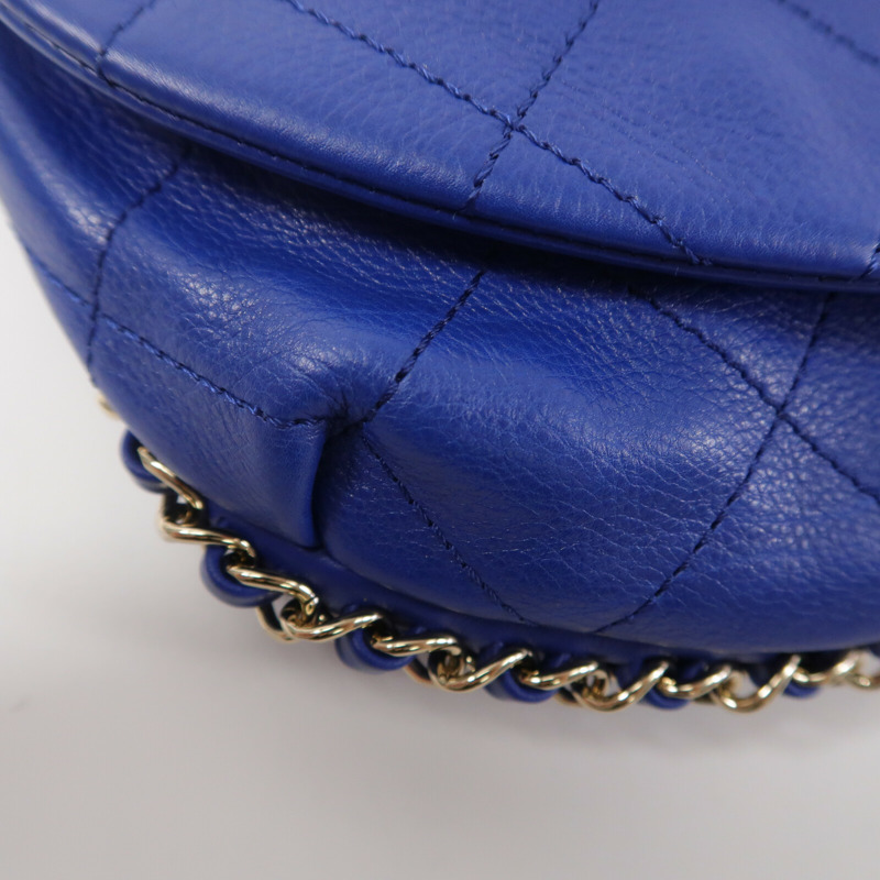 CHANEL 牛皮皮革Chain Shoulder Bag鏈帶肩背袋-10