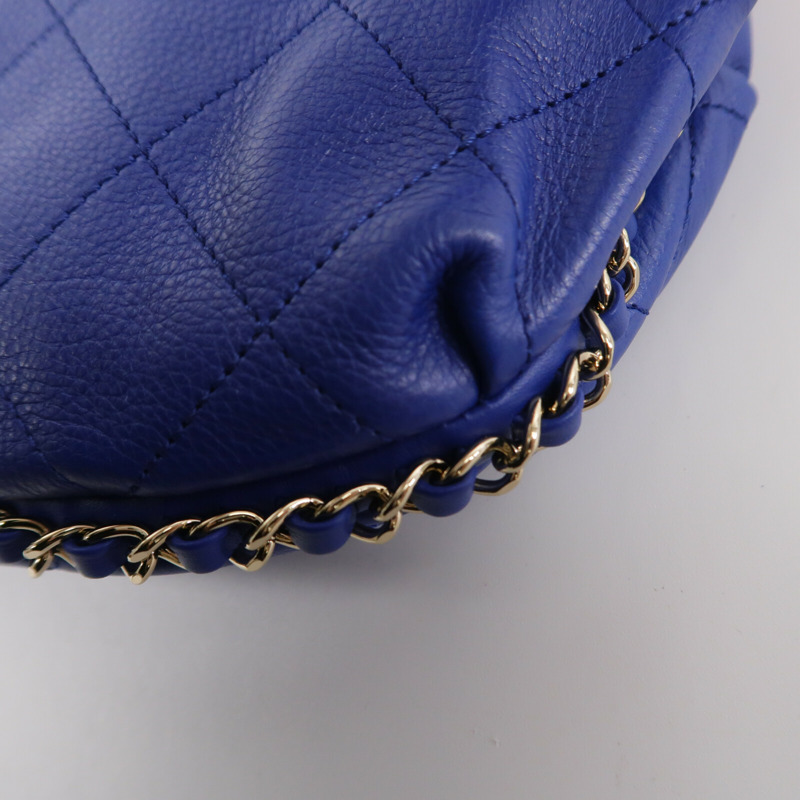 CHANEL 牛皮皮革Chain Shoulder Bag鏈帶肩背袋-13