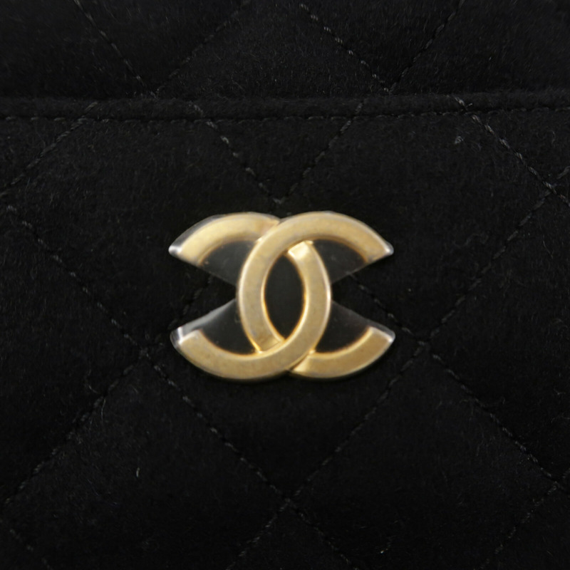 CHANEL 羊毛Camera Bag鏈帶肩背袋-6