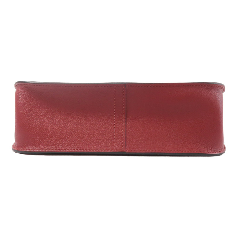 HERMES Evercolor皮革Halzan 25手挽肩背兩用袋Rough Grenal-3