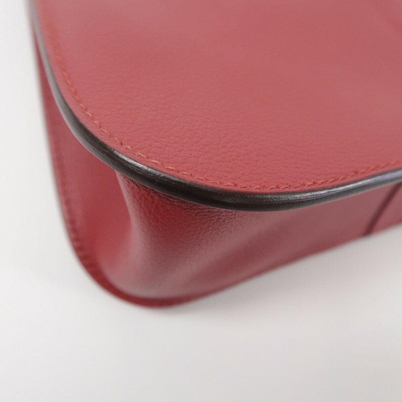 HERMES Evercolor皮革Halzan 25手挽肩背兩用袋Rough Grenal-11