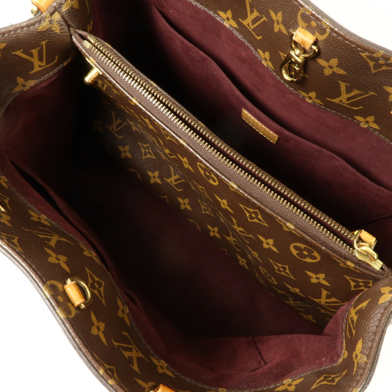 LOUIS VUITTON Monogram Montaigne MM手挽肩背兩用袋-4