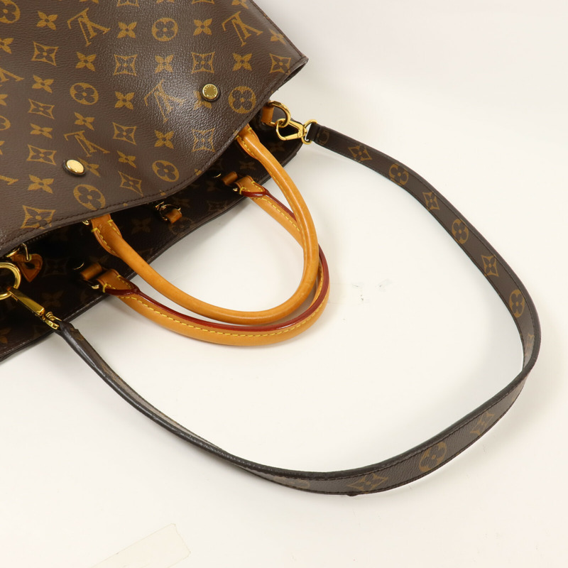 LOUIS VUITTON Monogram Montaigne MM手挽肩背兩用袋-7