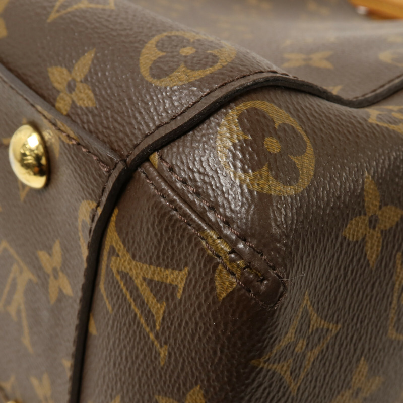 LOUIS VUITTON Monogram Montaigne MM手挽肩背兩用袋-12