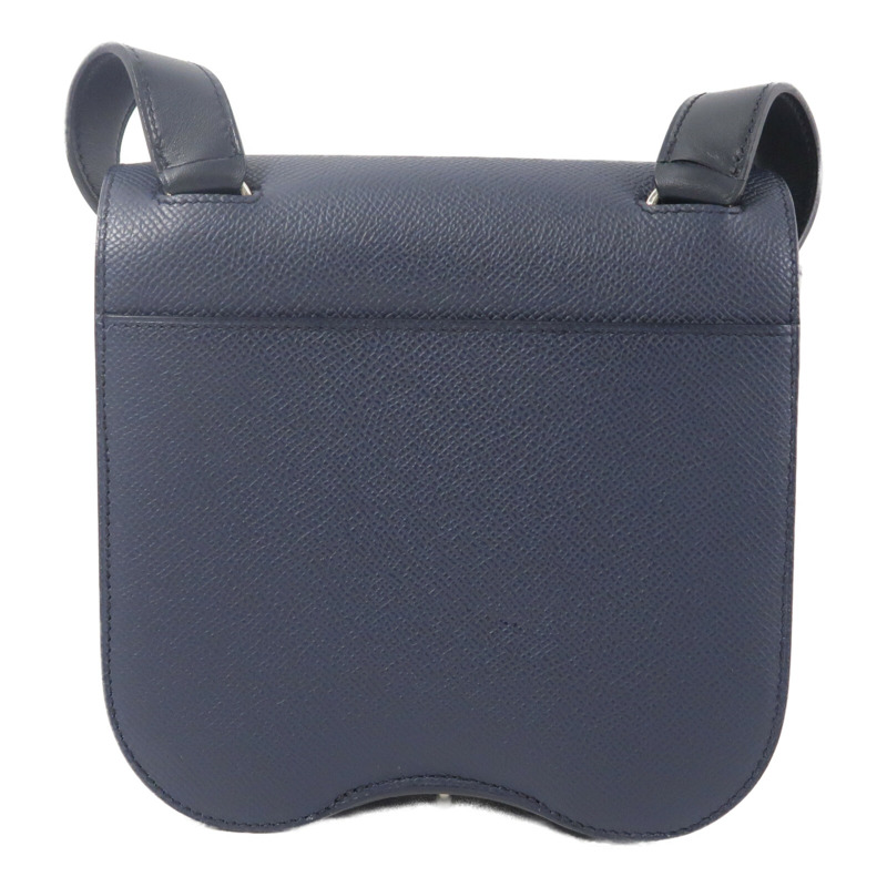 HERMES Epsom皮革Della Cavalleria Mini肩背袋Blue Nuit-1