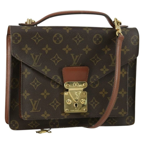 路易威登 Monogram Monceau 28 手提包 M51185 LV 正品 ka1298A