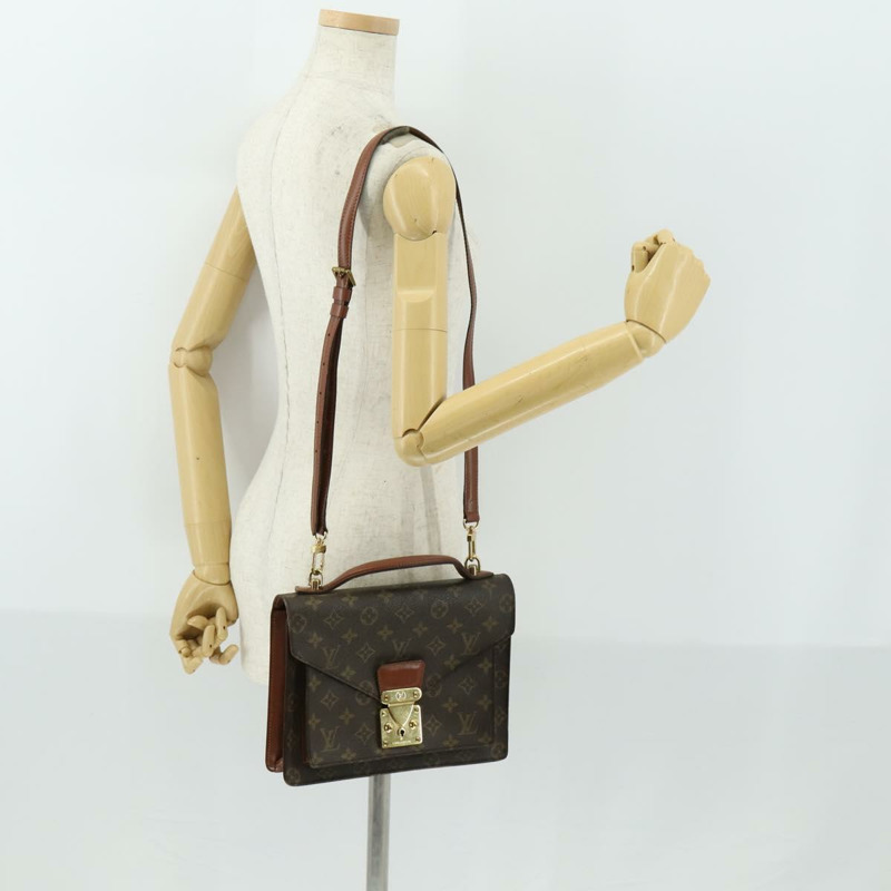 【日本直送】路易威登 Monogram Monceau 28 手提包 M51185 LV 正品 ka1298A-28