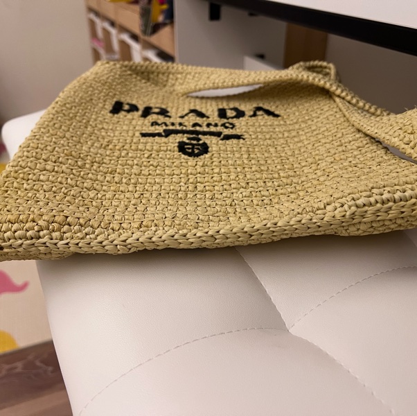 Prada 草編包-9