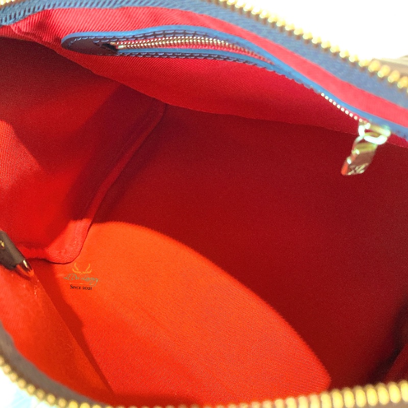 LV Speedy 25 咖啡格紋 手提包 波士頓包-11