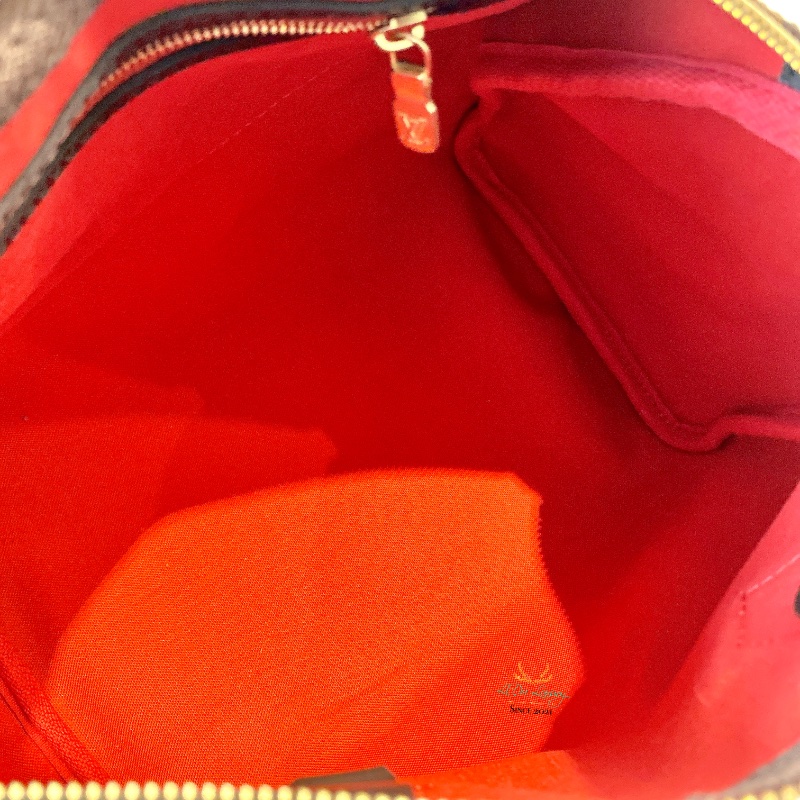 LV Speedy 25 咖啡格紋 手提包 波士頓包-12