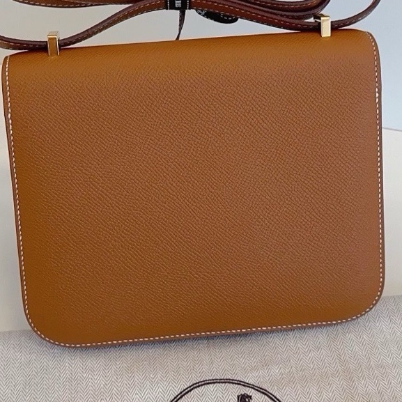 Hermes 愛馬仕 constance 康康 19 金棕銀扣 epsom皮 Y刻-2