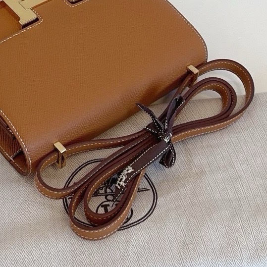 Hermes 愛馬仕 constance 康康 19 金棕銀扣 epsom皮 Y刻-5
