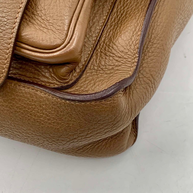 Hermes 愛馬仕棕色Steve郵差包 Steve Besace系列 框Q刻-8