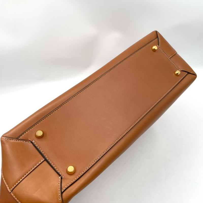Bottega Veneta葆蝶家 焦糖色牛皮大號Arco48托特包 尺寸:48 15 27-3