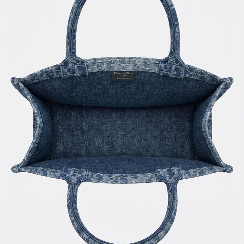 Dior 中號  Book Tote 手袋 牛仔老花  24年 尺寸：36*27*16-6