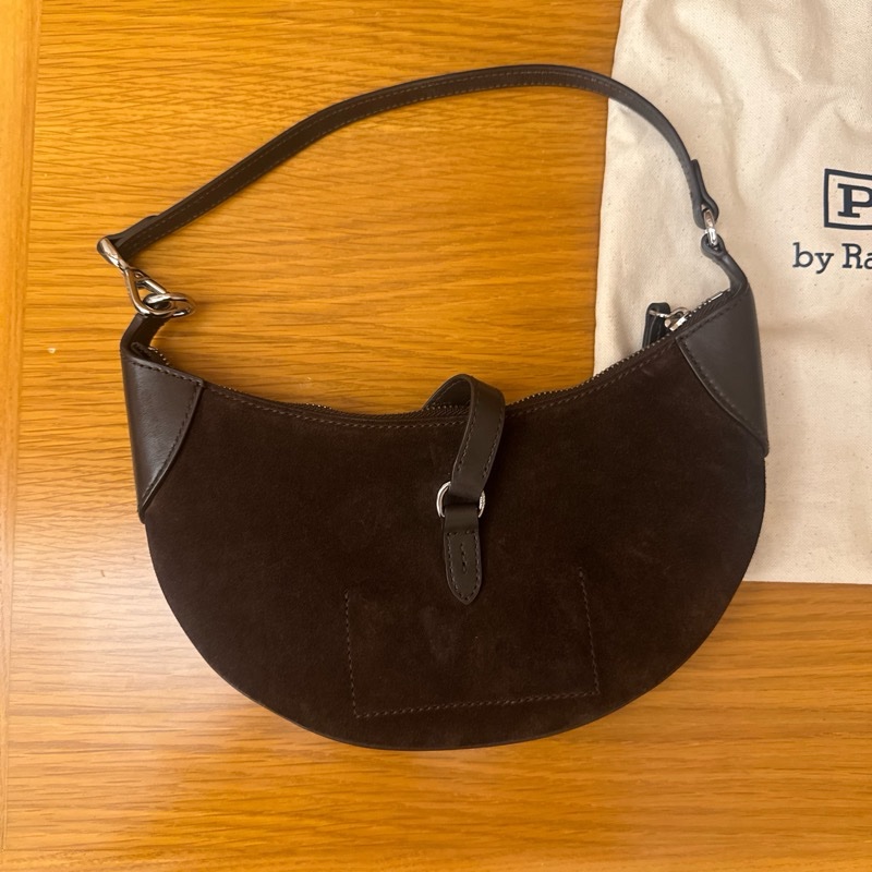 近新 Polo ID 迷你麂皮拼皮 巧克力色 aespa Winter 同款-1