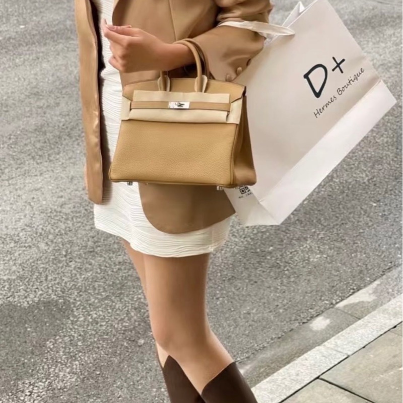 Hermes 爱马仕 Birkin25 4B饼干色-1