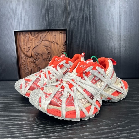 Balenciaga巴黎世家 3XL 瘋狂綁帶紅 38碼