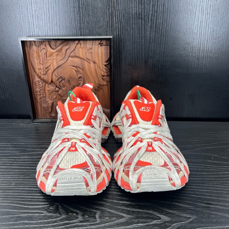 Balenciaga巴黎世家 3XL 瘋狂綁帶紅 38碼-1