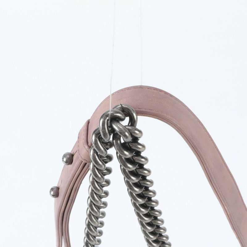 香奈兒 Boy Fur Chain 皮革兩用肩背包（斜背包），帶有序號封條 - 女士-2