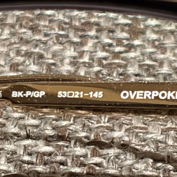 Chrome Hearts克羅心 OVERPOKED 黑金 寶劍眼鏡9.8新-21