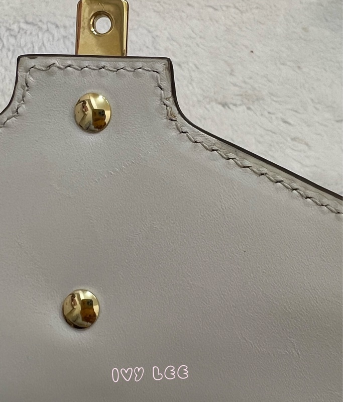 Gucci Sylvie迷你皮革手提包 斜背包 雙揹帶 白色 470270 正品 二手精品-26