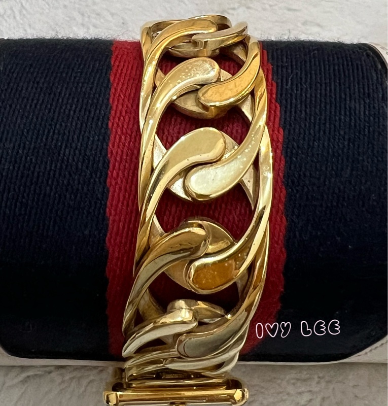 Gucci Sylvie迷你皮革手提包 斜背包 雙揹帶 白色 470270 正品 二手精品-32