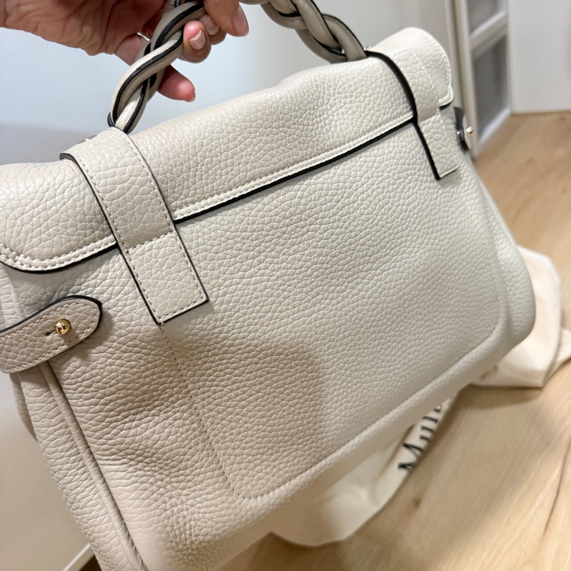 （全新） Mulberry Alexa 中款 超好看的粉筆白 米灰白-2