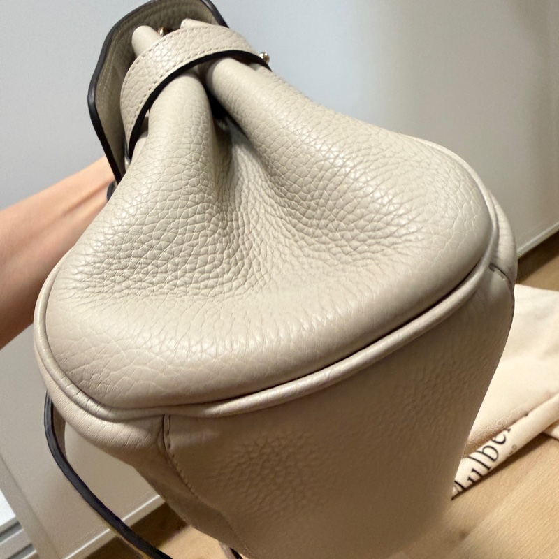 （全新） Mulberry Alexa 中款 超好看的粉筆白 米灰白-15