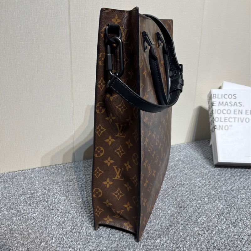 LV 路易威登 Petit Sac Plat 經典老花郵差包單肩斜挎手提包 男款-3