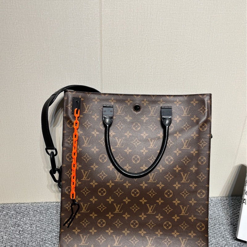 LV 路易威登 Petit Sac Plat 經典老花郵差包單肩斜挎手提包 男款-4