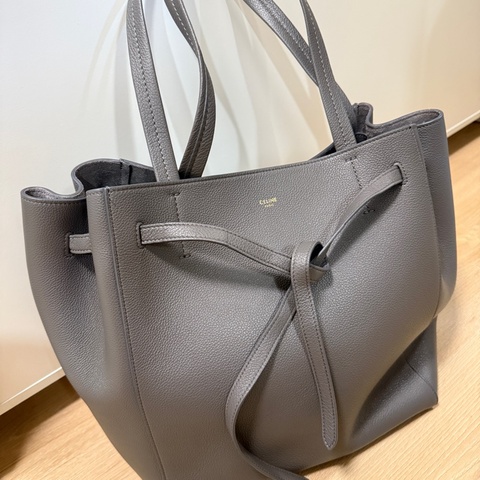 全新Celine CABAS PHANTOM 經典灰色托特包 通勤包