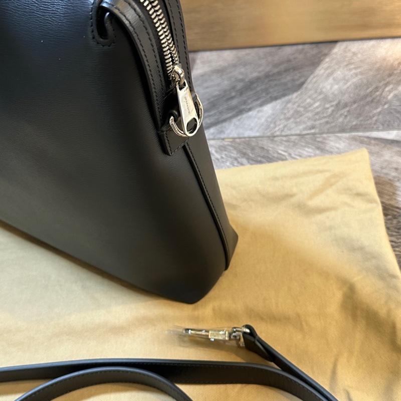 Burberry 博柏利 全皮公文包 手提單肩斜挎包-5